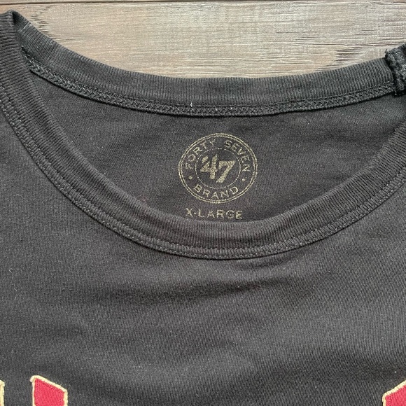 ‘47 Brand MLB Arizona Diamondbacks Men’s XL T-Shirt Black/Maroon/Tan - Picture 5 of 6